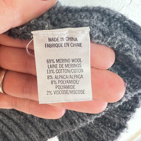 Theory Gray Knit Cardigan - Picture 8 of 9